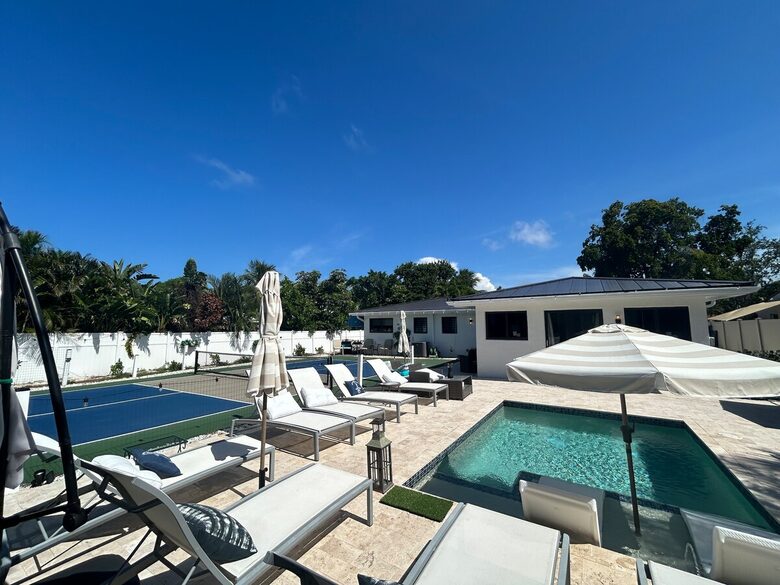 Charming Delray Beach Retreat with Pool and Pickleball Court - Delray Beach, Florida