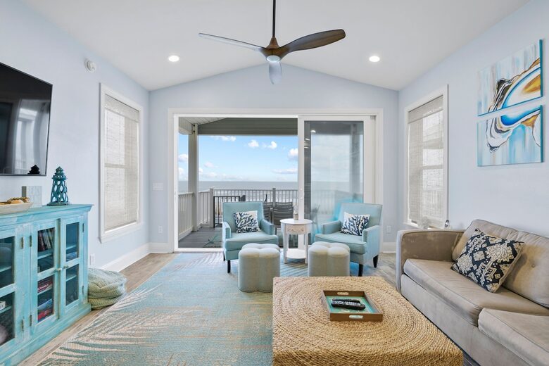 Elegant Beachfront Escape Just Steps from the Lighthouse - Saint George Island, Florida