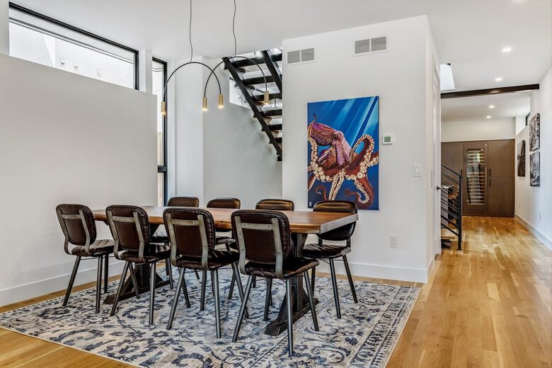 Formal dining area on first floor