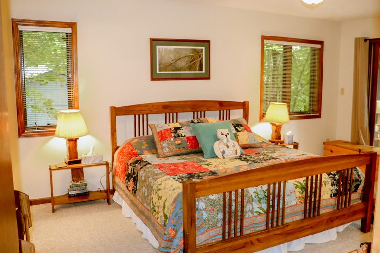 Master Bedroom with sunroom attached