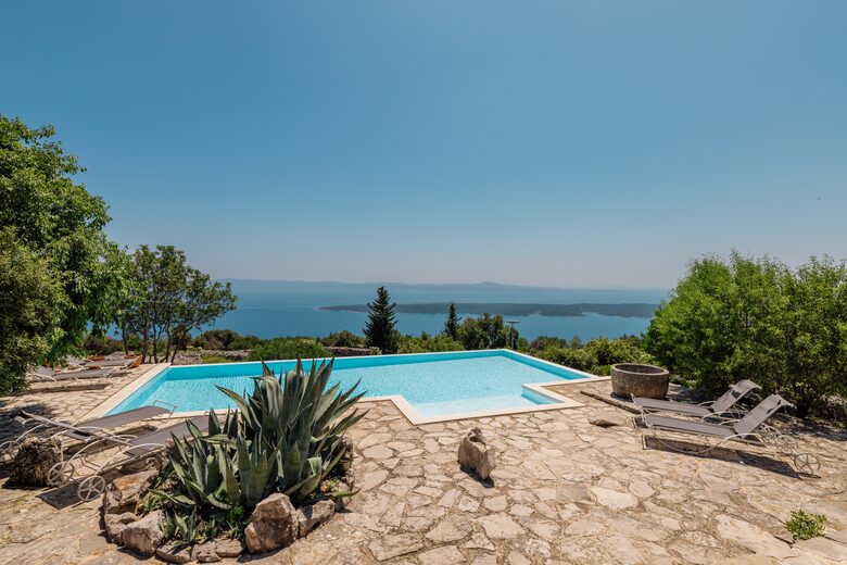 Lavender-Framed Luxury Villa with Panoramic Sea Views - Gromin Dolac, Jelsa, Croatia