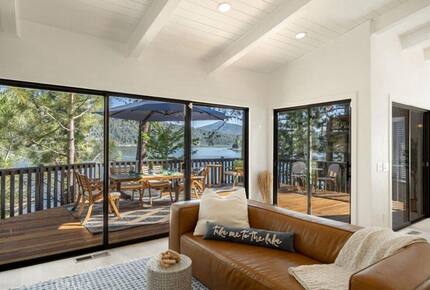 Lakeside Modern Luxury with Private Beach & Dock - Big Bear Lake, California