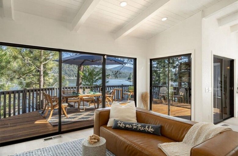 Lakeside Modern Luxury with Private Beach & Dock - Big Bear Lake, California