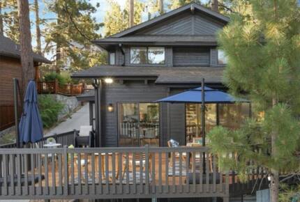 Lakeside Modern Luxury with Private Beach & Dock - Big Bear Lake, California