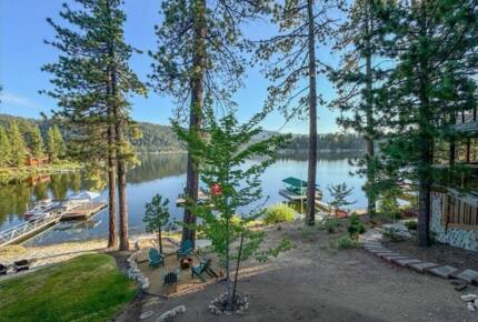 Lakeside Modern Luxury with Private Beach & Dock - Big Bear Lake, California