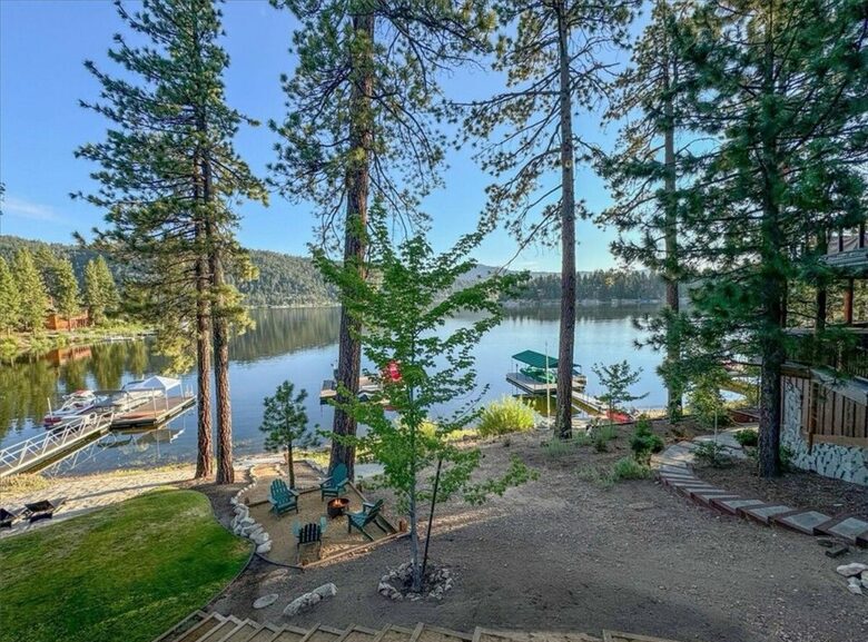 Lakeside Modern Luxury with Private Beach & Dock - Big Bear Lake, California