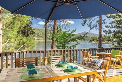 Lakeside Modern Luxury with Private Beach & Dock - Big Bear Lake, California