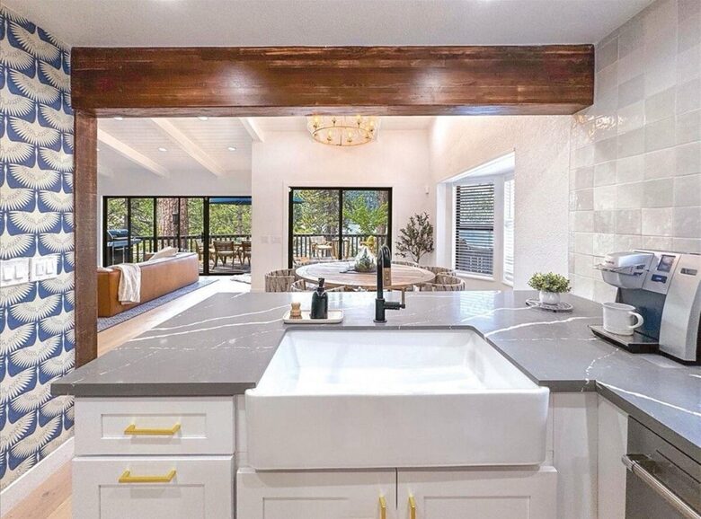 Lakeside Modern Luxury with Private Beach & Dock - Big Bear Lake, California