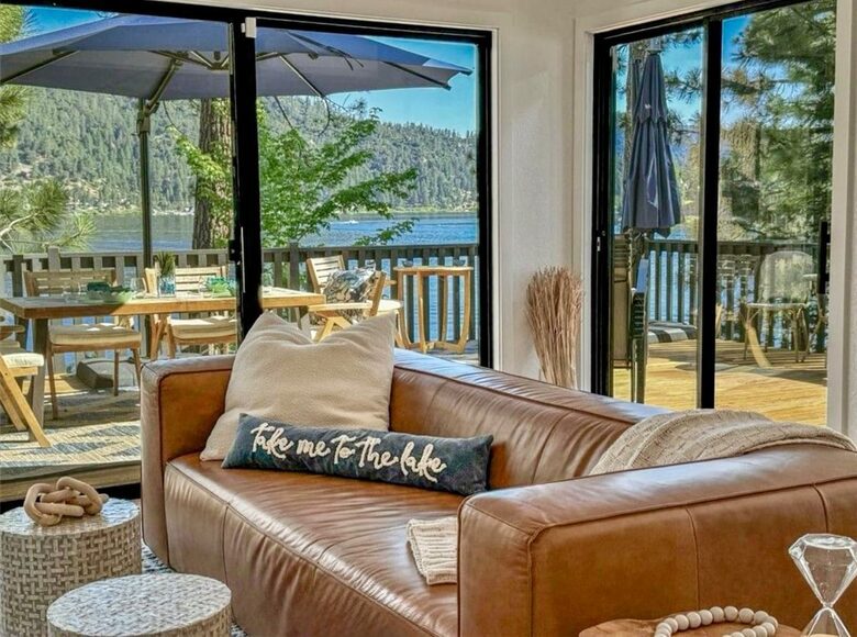 Lakeside Modern Luxury with Private Beach & Dock - Big Bear Lake, California