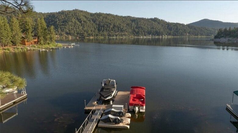 Lakeside Modern Luxury with Private Beach & Dock - Big Bear Lake, California