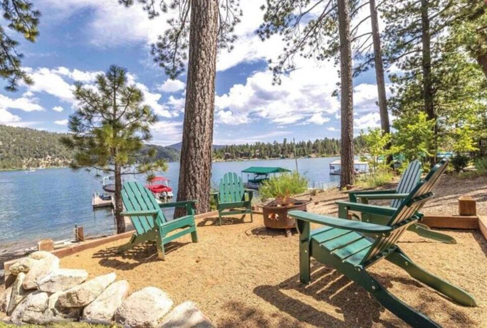 Lakeside Modern Luxury with Private Beach & Dock - Big Bear Lake, California