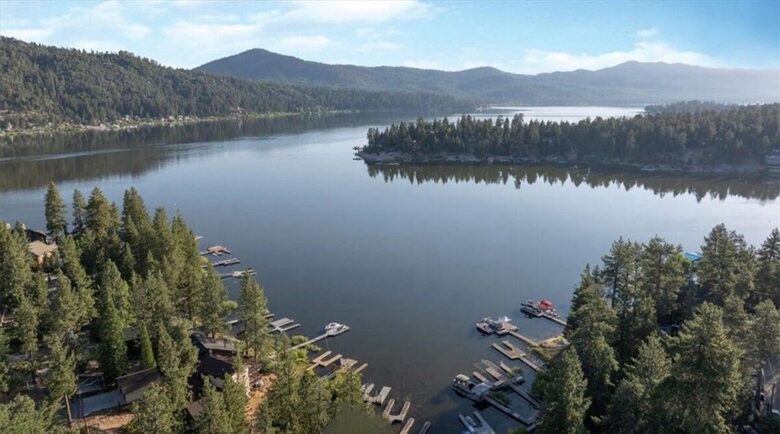 Lakeside Modern Luxury with Private Beach & Dock - Big Bear Lake, California