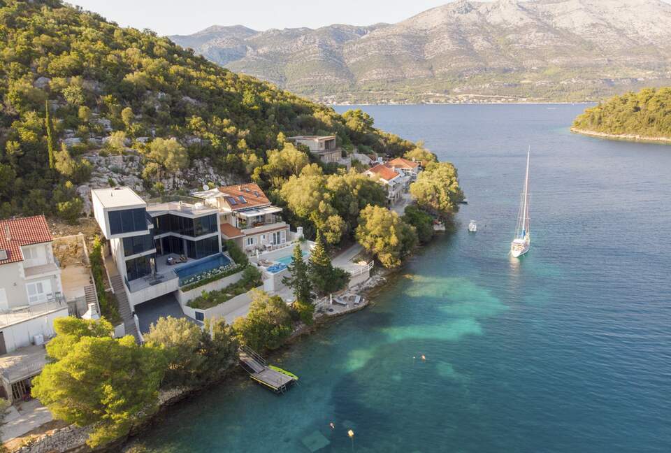 Waterfront Villa with Panoramic Adriatic Views - Korcula, Croatia