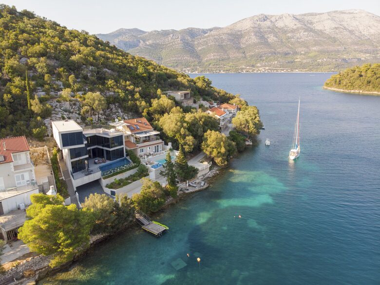 Waterfront Villa with Panoramic Adriatic Views - Korcula, Croatia