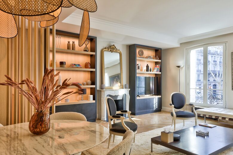 Designer-Enhanced Apartment in the Golden Triangle - Paris, France
