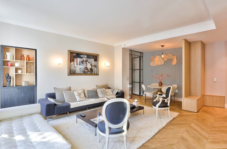 Designer-Enhanced Apartment in the Golden Triangle - Paris, France
