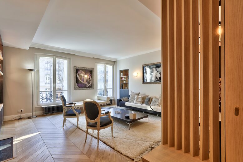 Designer-Enhanced Apartment in the Golden Triangle - Paris, France