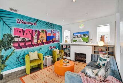 Retro Chic Miami Escape with Private Pool - Miami, Florida