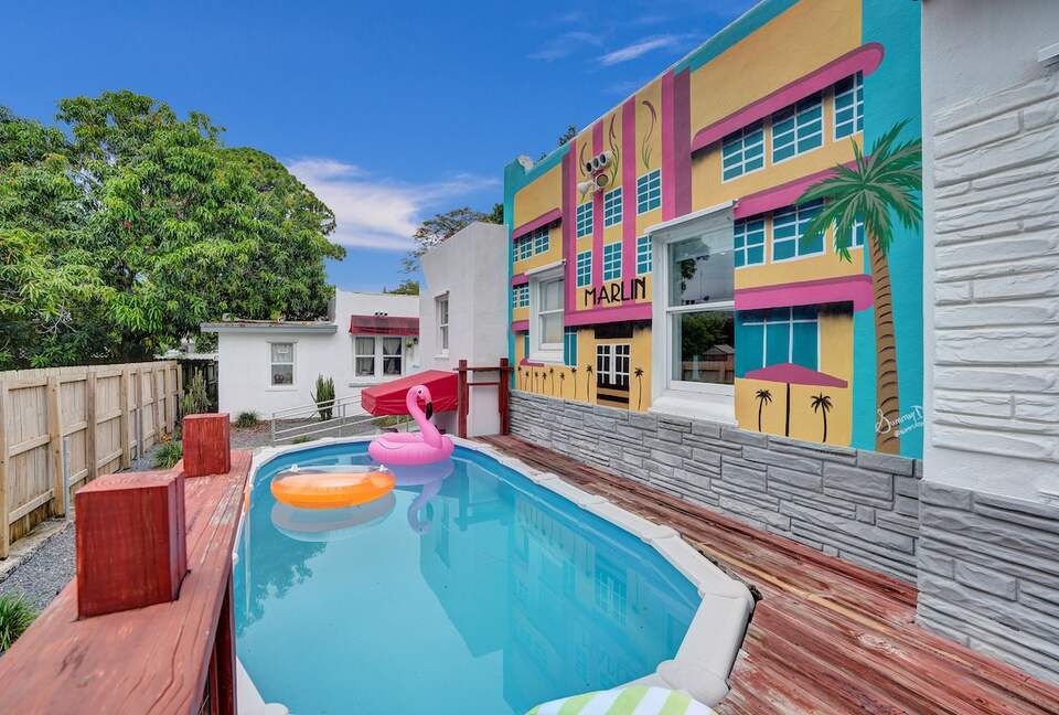 Retro Chic Miami Escape with Private Pool - Miami, Florida