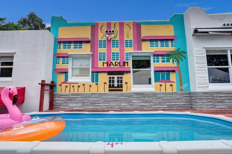 Retro Chic Miami Escape with Private Pool - Miami, Florida