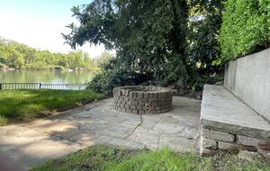 Backyard fire pit