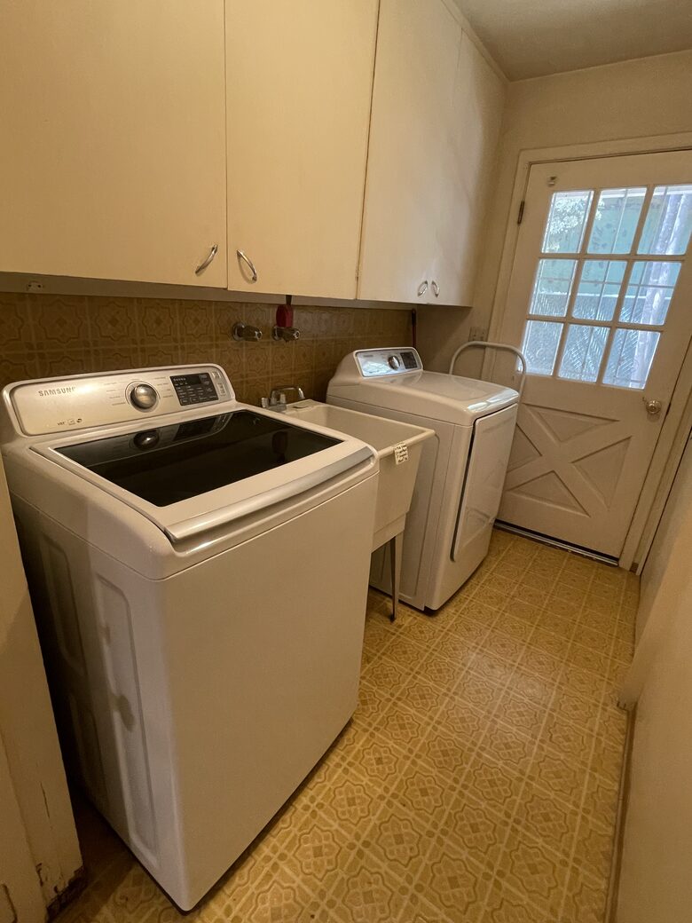 Washer and dryer available