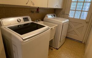 Washer and dryer available