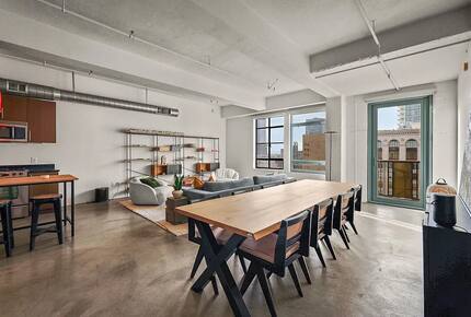 Iconic Eastern Columbia Loft with Balcony and City Views - Los Angeles, California