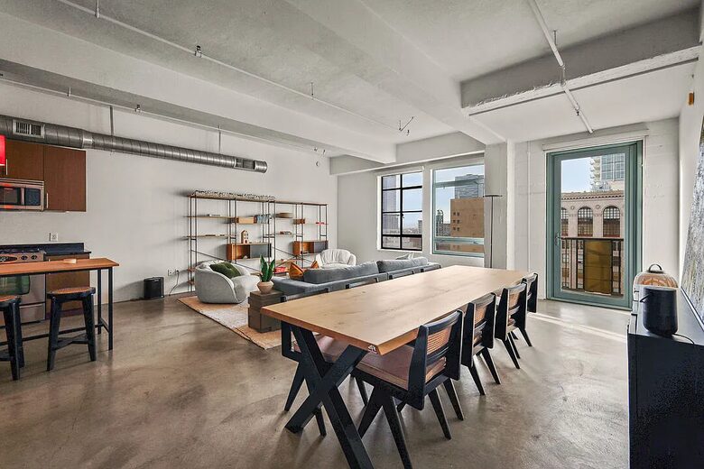 Iconic Eastern Columbia Loft with Balcony and City Views - Los Angeles, California