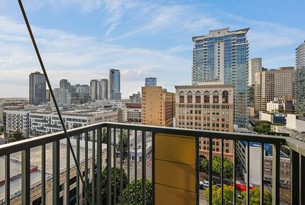Iconic Eastern Columbia Loft with Balcony and City Views - Los Angeles, California