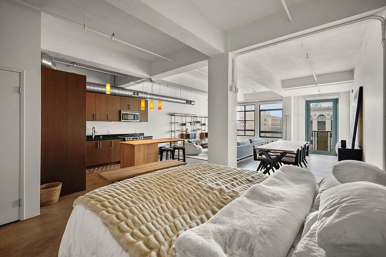 Iconic Eastern Columbia Loft with Balcony and City Views - Los Angeles, California
