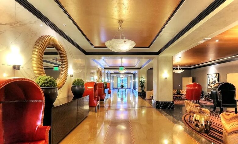 Iconic Eastern Columbia Loft with Balcony and City Views - Los Angeles, California
