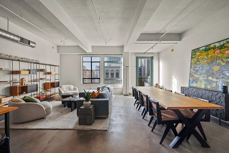 Iconic Eastern Columbia Loft with Balcony and City Views - Los Angeles, California