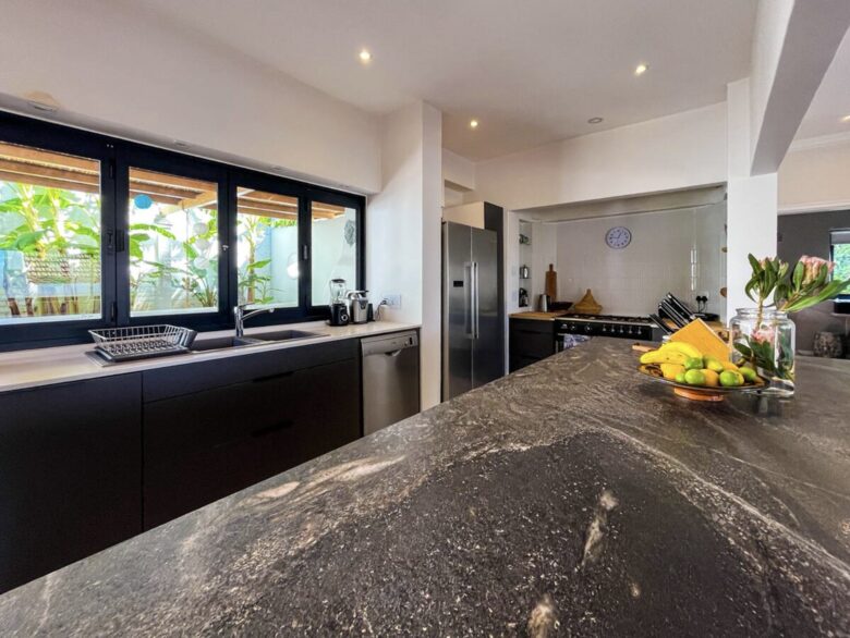 Kitchen with large center island