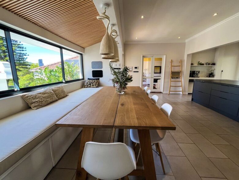 Dining area | Lounge & TV Room through the French Doors