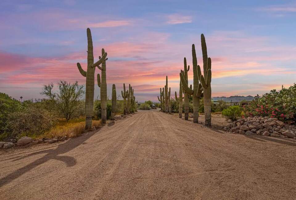 Mountain-Framed Private Estate with Entertainment Pavilion & Outdoor Oasis - Apache Junction, Arizona