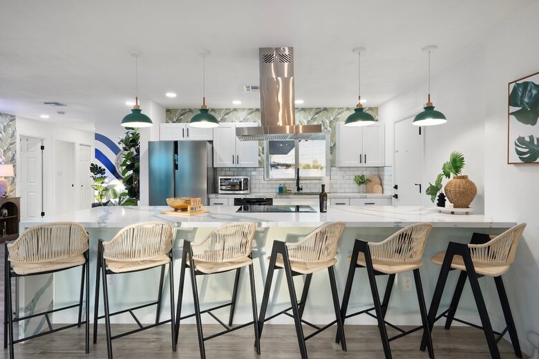 Colorful Oasis with Poolside Cabanas & Modern Flair - Phoenix, Arizona