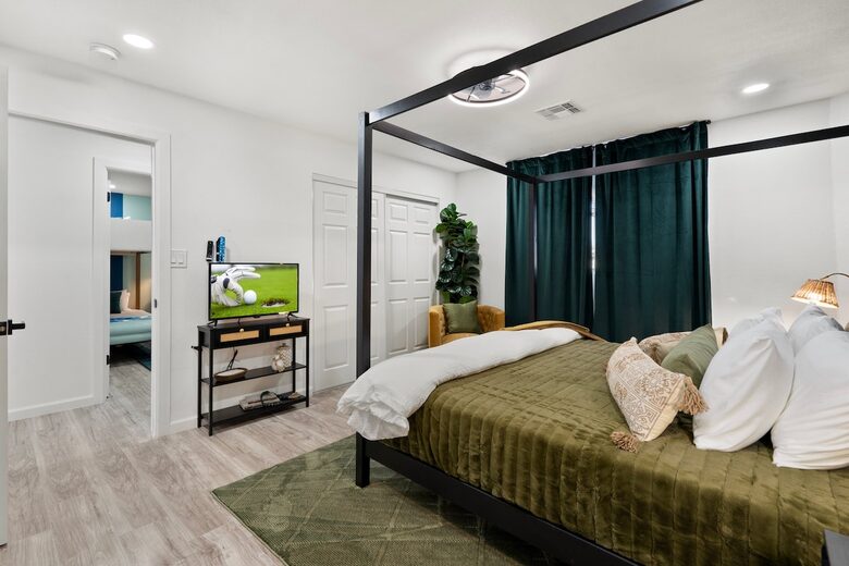 Colorful Oasis with Poolside Cabanas & Modern Flair - Phoenix, Arizona
