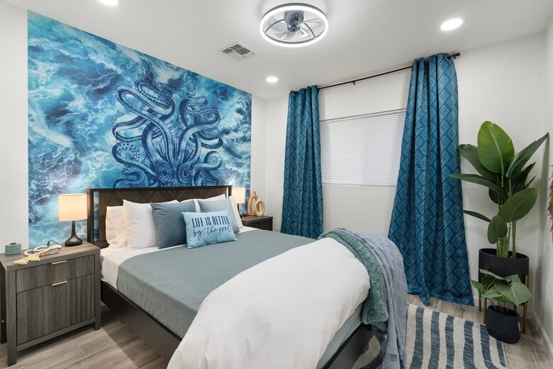 Colorful Oasis with Poolside Cabanas & Modern Flair - Phoenix, Arizona