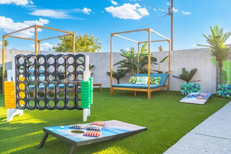 Colorful Oasis with Poolside Cabanas & Modern Flair - Phoenix, Arizona