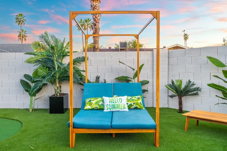 Colorful Oasis with Poolside Cabanas & Modern Flair - Phoenix, Arizona