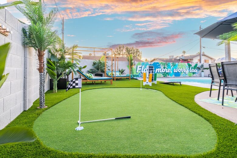 Colorful Oasis with Poolside Cabanas & Modern Flair - Phoenix, Arizona