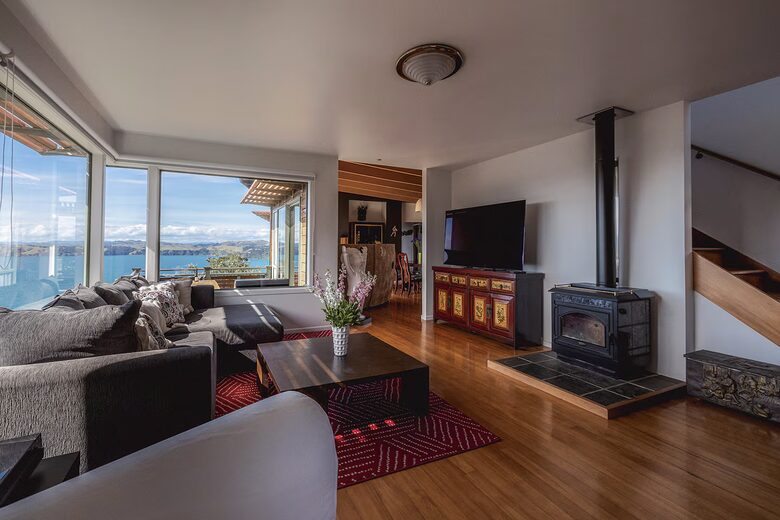 Expansive Island Escape Above Onetangi Beach - Waiheke Island, New Zealand