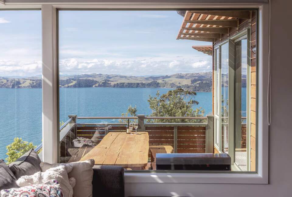 Expansive Island Escape Above Onetangi Beach - Waiheke Island, New Zealand