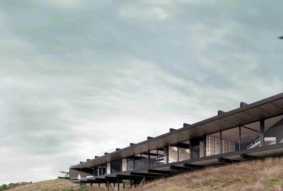 Harmonious Triangle House with Ocean Views in Matanzas - Navidad, Chile