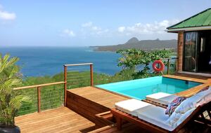 Clifftop Escape with Ocean Views and Private Pool - Vieux Fort, Saint Lucia