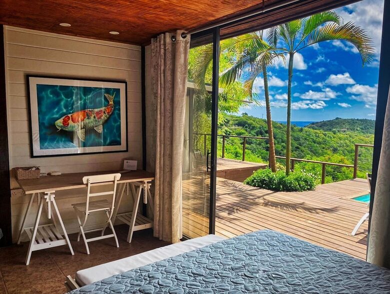 Clifftop Escape with Ocean Views and Private Pool - Vieux Fort, Saint Lucia