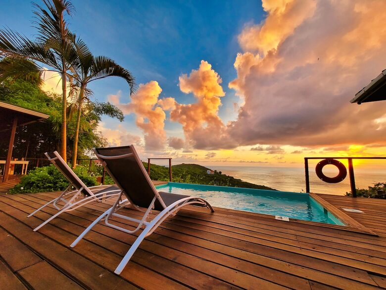 Clifftop Escape with Ocean Views and Private Pool - Vieux Fort, Saint Lucia