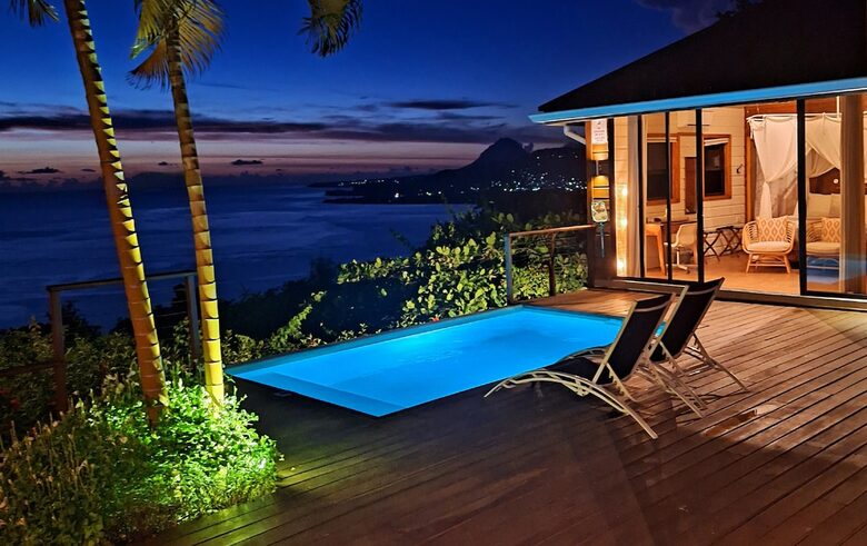 Clifftop Escape with Ocean Views and Private Pool - Vieux Fort, Saint Lucia