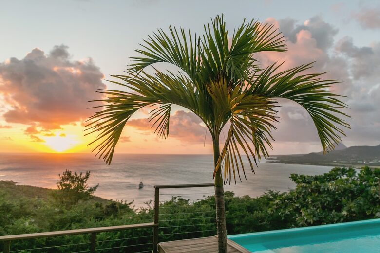 Clifftop Escape with Ocean Views and Private Pool - Vieux Fort, Saint Lucia